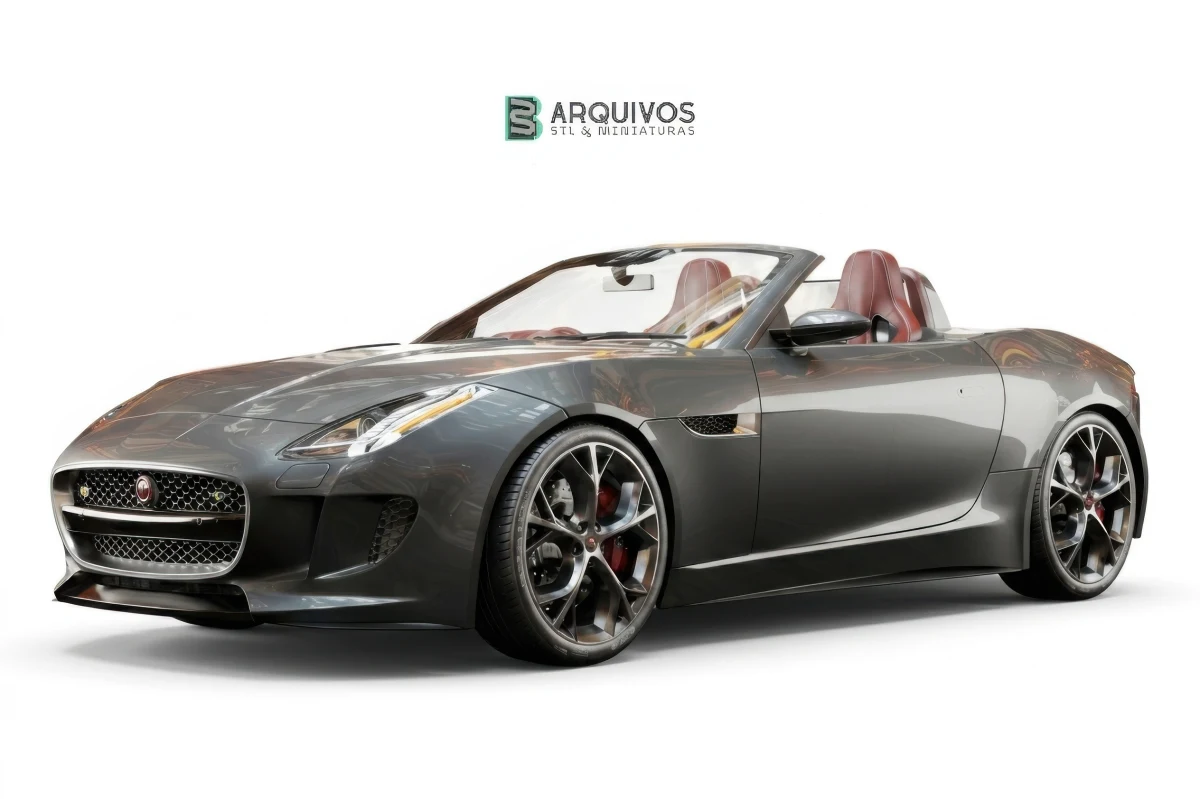 Modelo 3D STL - Jaguar F TYPE